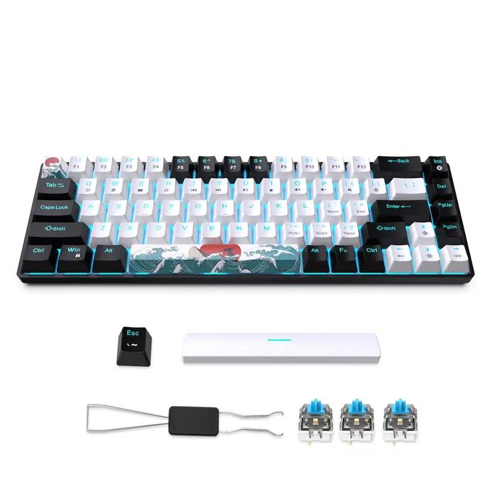 Clavier de jeu mécanique 68 touches