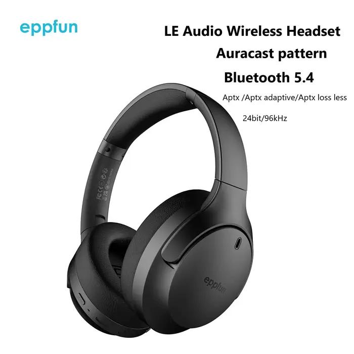 Casque Bluetooth 5.4 Eppfun LE Audio Over Ear avec micro