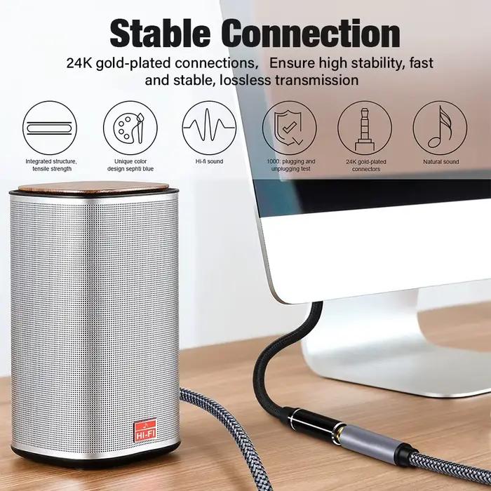 Câble d'extension audio pour téléphone
