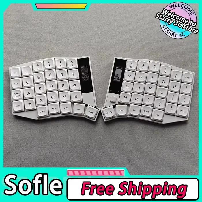 Clavier séparé Sofle, trois modes