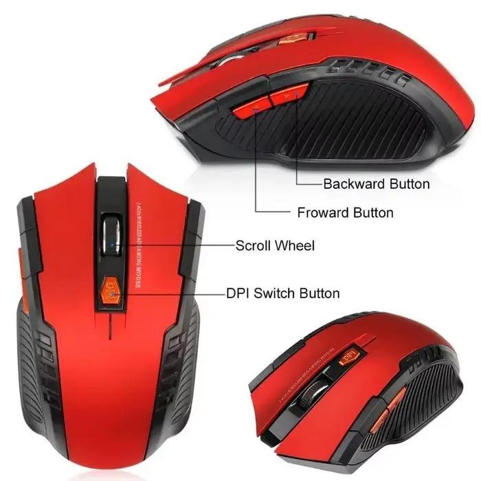 Souris de jeu optique sans fil 2