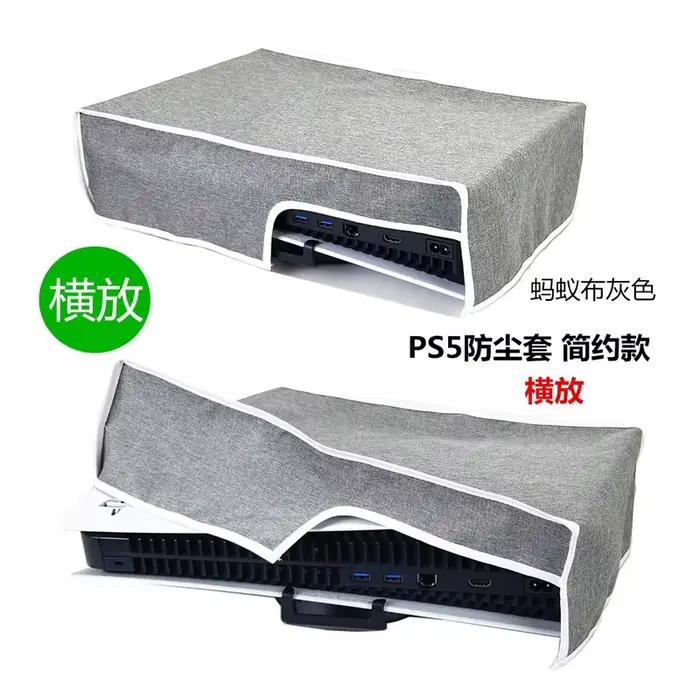 Housse de protection anti-poussière et anti-rayures pour console de jeu PS5 et accessoires PS5