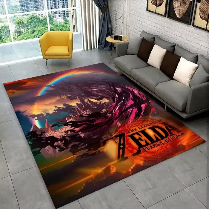 Tapis classique Z-Zelda Cartoon Link pour salle de jeux