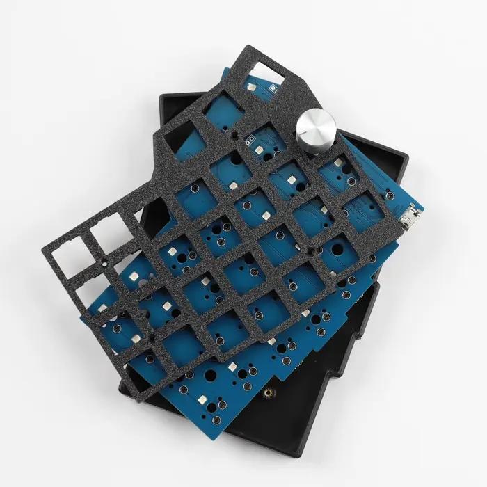 Clavier mécanique BORNE Knobs Corne 4×6