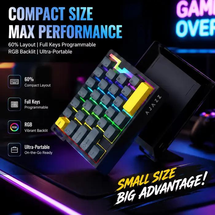 Clavier de jeu filaire AJAZZ à une main avec 29 touches