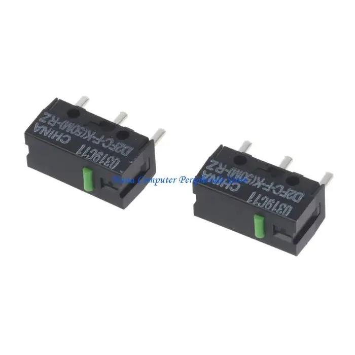 F68C 2 pièces/ensemble Original point vert D2FC-F-K(50M)-RZ souris Micro commutateurs