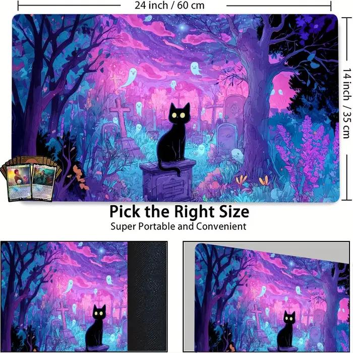 Tapis de jeu MTG style néon