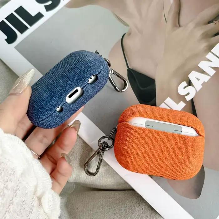 Étui Airpods Pro2 en tissu pour Apple Airpods 4 3 2 1 Pro 2