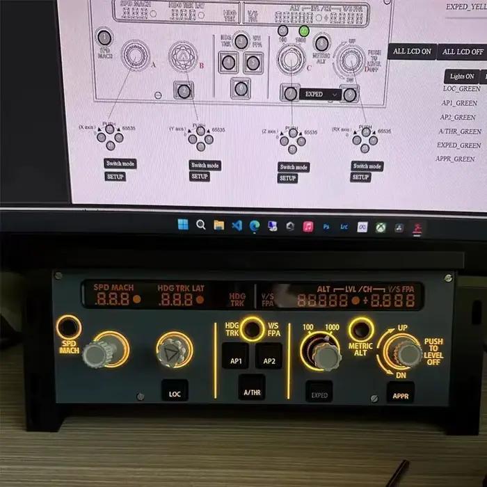 Panneau de contrôle de vol WINWING A320 FCU