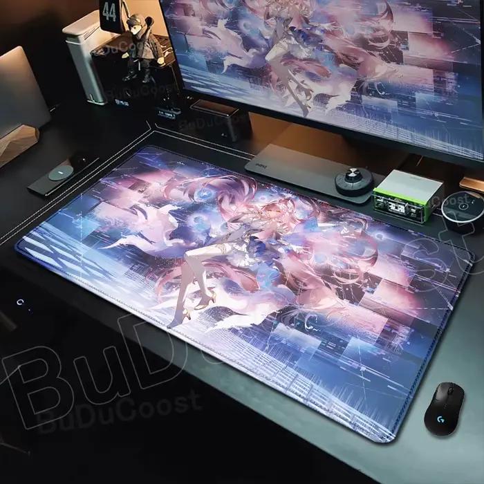 Nouveau tapis de souris rose Aemeath