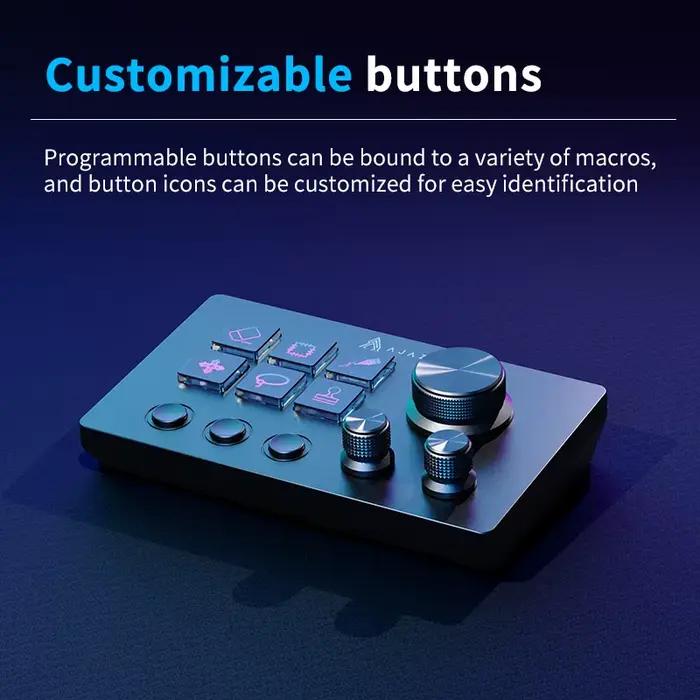 Clavier mécanique programmable Ajazz AKP03E/153E
