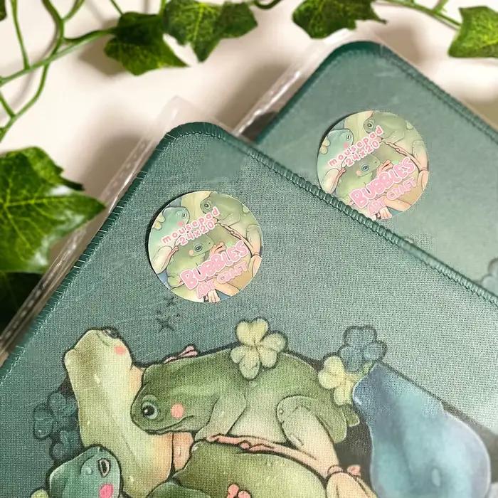 Tapis de souris à poils de grenouille