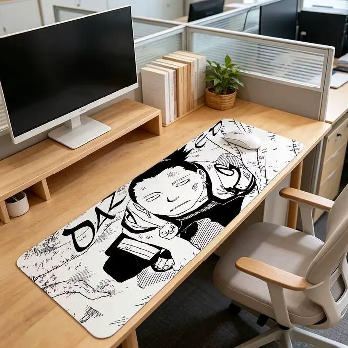 Cool N-Nara Shikamaru Tapis de souris de jeu antidérapant avec bords cousus