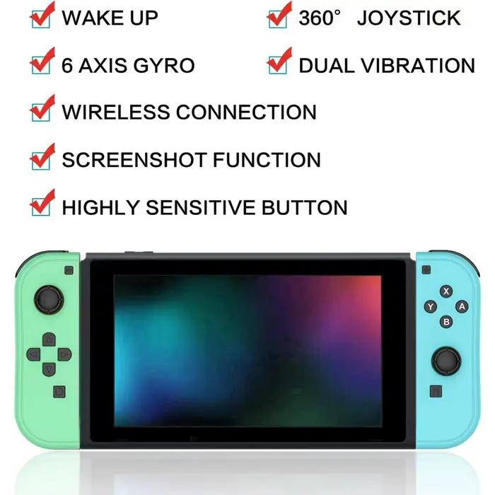 Nouvelle manette Joy Pad multicolores pour Nintendo Switch