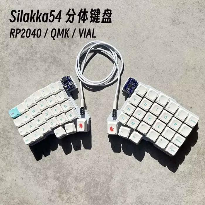 Silakka54 clavier fendu Support d'échange à chaud QMK/VIAL