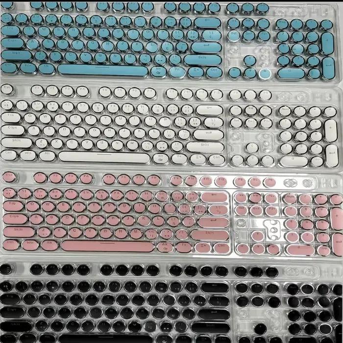 Capuchons de touches Punk Hangul en alliage d'aluminium