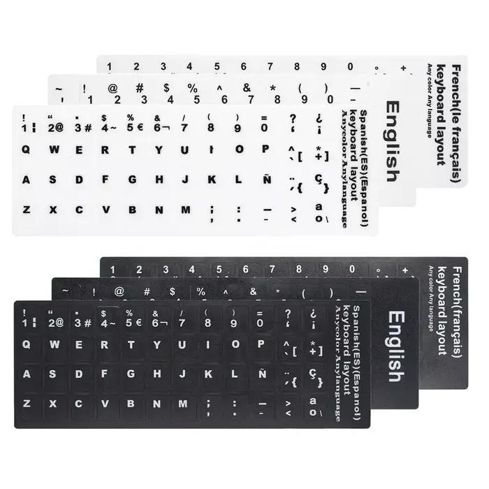 Autocollants pour clavier multilingue