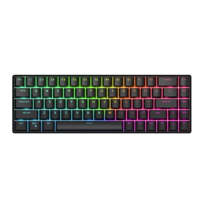 Raven68 Esports clavier à axe magnétique filaire monomode PBT Transparent Keycap 8K retour réglable Key68 clé jeu mécanique