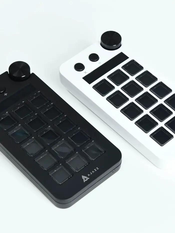 AJAZZ AKP03E/AKP05E/N1 Console clavier panneau d'assistant de bureau contrôleur Stock Trading Streaming en direct mélange Audio Programmable