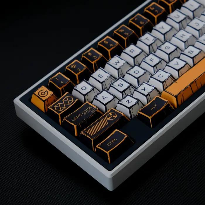 Comic Virtual War PBT Keycaps
