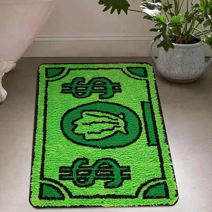 Tapis à motif de pièces de monnaie
