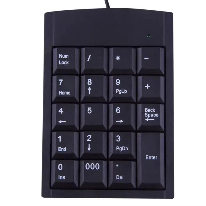 9 touches clavier numérique filaire pavé