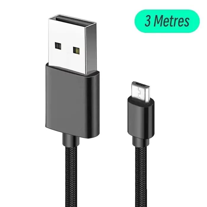 DATA FROG 1M 2M 3M câble de données de charge pour contrôleur PS4