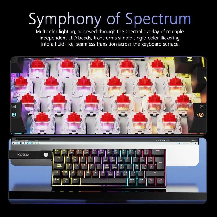 Clavier mécanique filaire Ajazz NK61