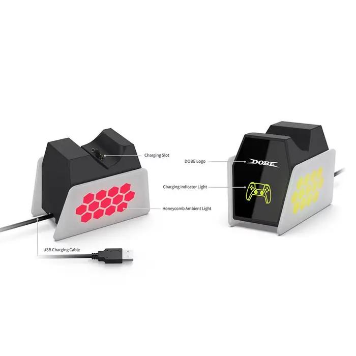 Controller Charging Station For PlayStation 5 Dual Fast Charger LED Indicator