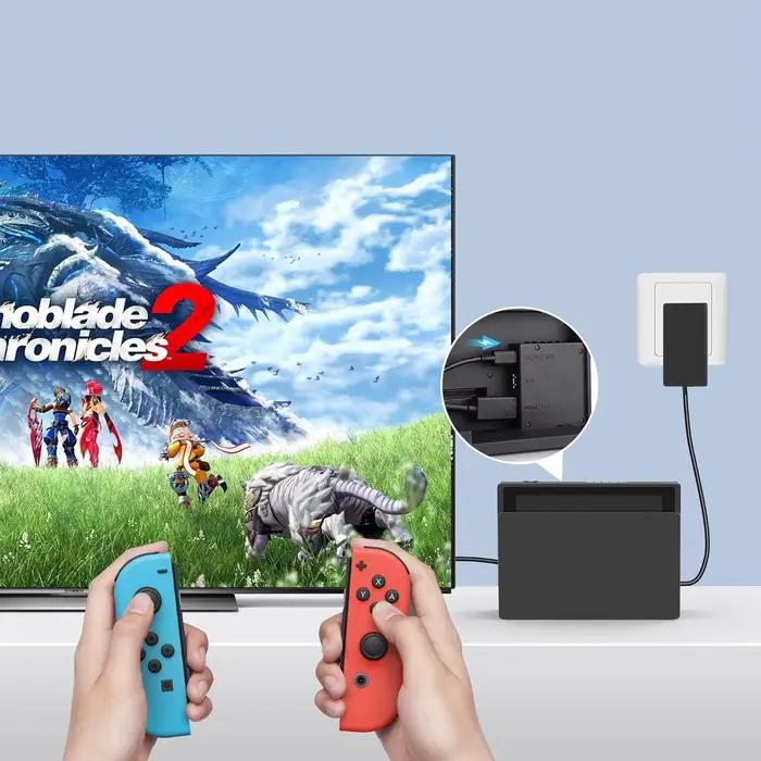 Chargeur pour Nintendo Switch adaptateur secteur 45W charge rapide