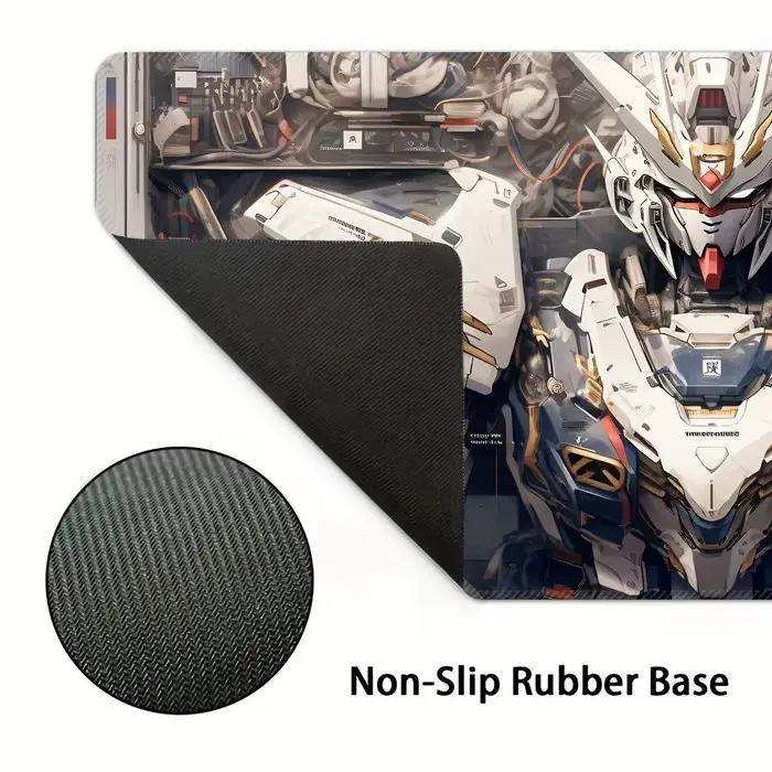 Grand tapis de souris robot de jeu arc-en-ciel
