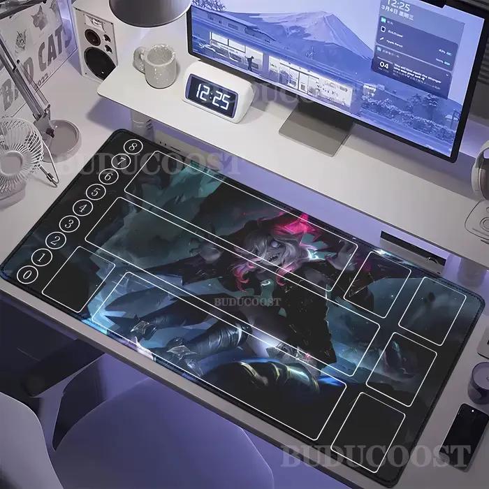 Tapis de jeu imprimé HD League of Mouse Pad Legends Riftbound Series TCG LOL Card 600x350mm