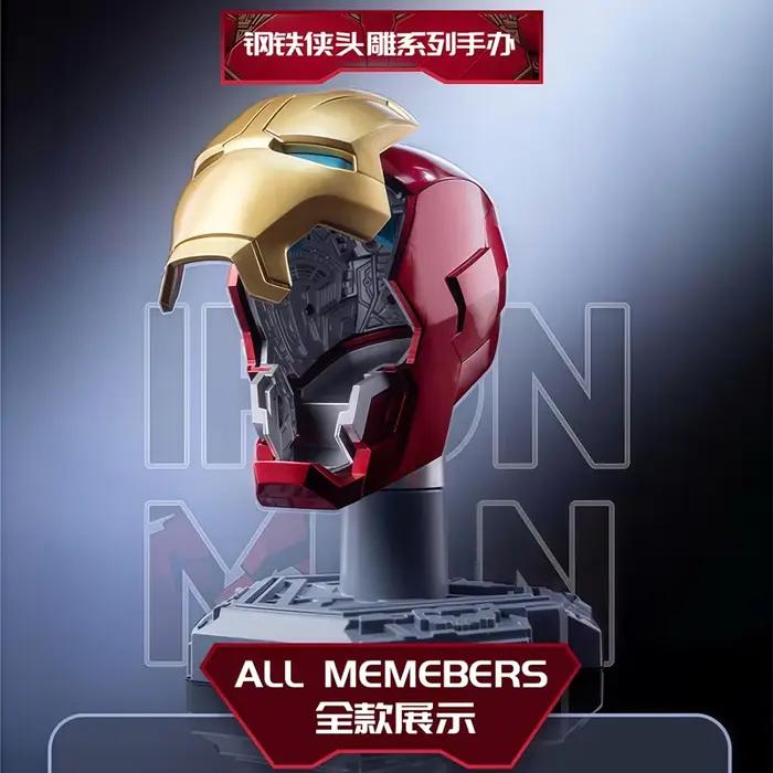 MORSTORM Tony Stark Iron Man casque MK7 MK15 MK46 MK85 MK42 MK21 MK 16 figurine Anime modèle assemblage jouets boîte aveugle cadeau de noël
