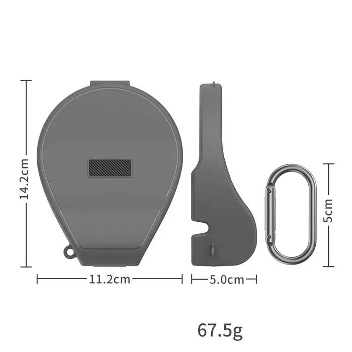 Étui rigide de protection portable pour écouteurs SHOKZ Run Pro 2 Standard Mini Swim Pro boîte de rangement anti-poussière et résistante aux chocs occasions spéciales sportives et activités aquatiques