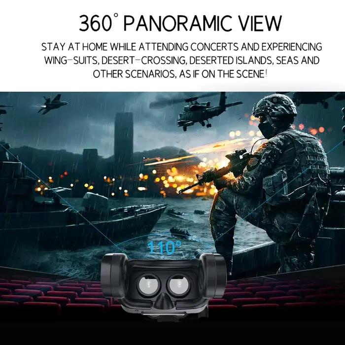Lunettes de réalité virtuelle VR casque 3D appareils Bluetooth