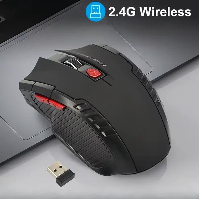 Mini souris 2.4G récepteur USB sans fil 1600DPI