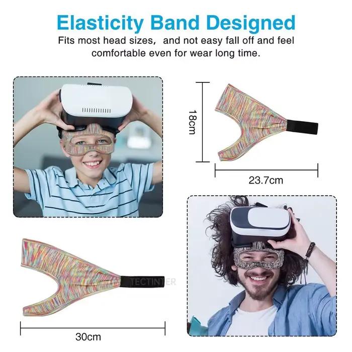 Pour lunettes VR Meta Quest 2 & Quest 3 : Masque oculaire ajustable
