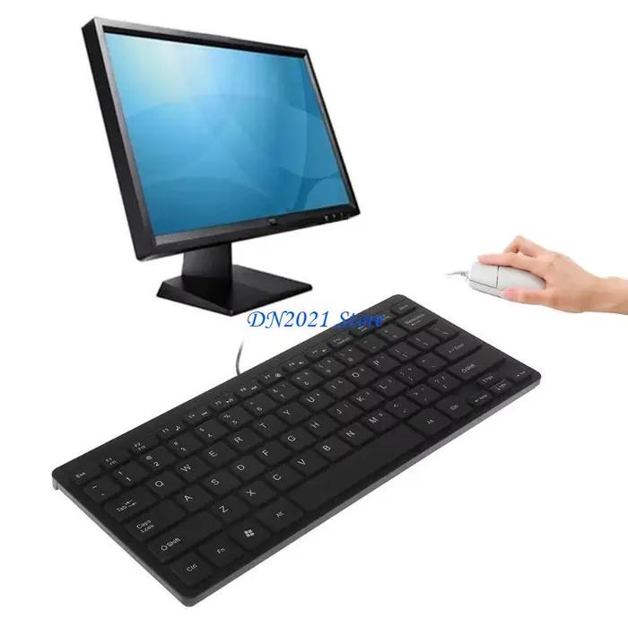 F3KE 104 touches clavier Ultra-mince câble USB Mini