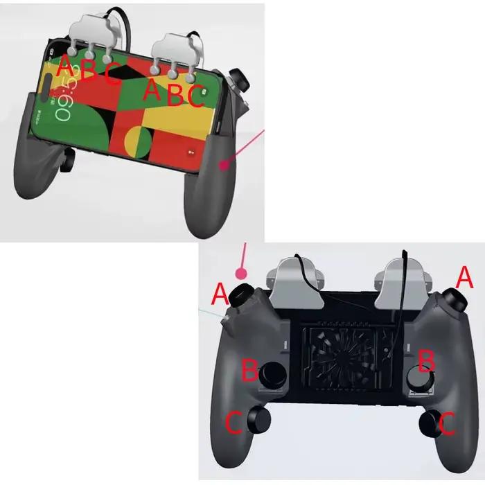 Support de contrôleur de jeu pour téléphone portable