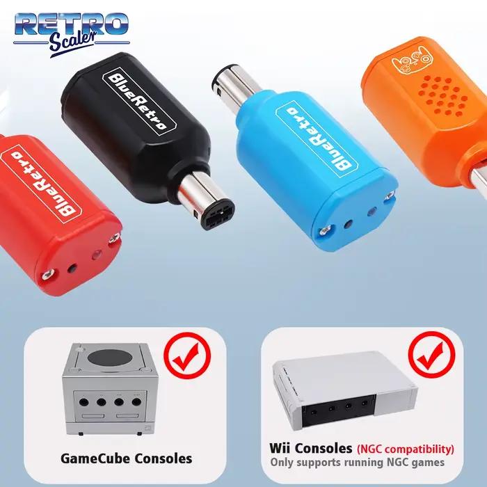 Adaptateur de contrôleurs sans fil RetroScaler BlueRetro pour Console NGC GameCube vers PS3 PS4 PS5 Switch Pro Gamesir T4 Pro Contorller