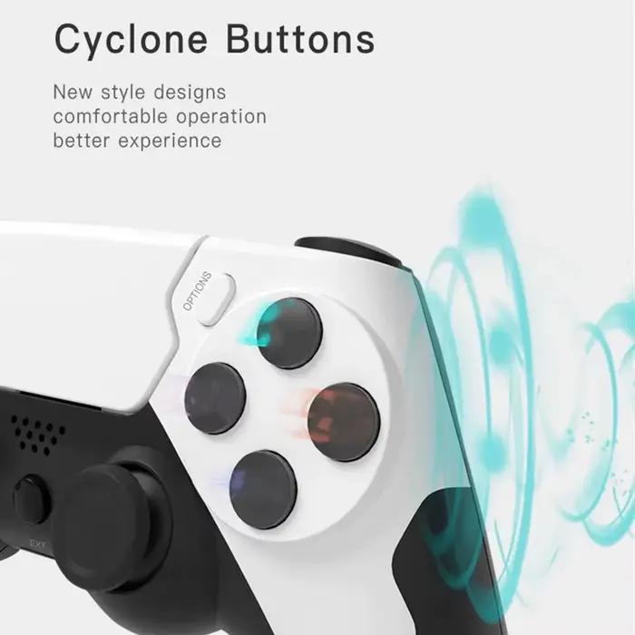 Manette sans fil pour PS4 avec gyroscope six axes et détection de mouvement