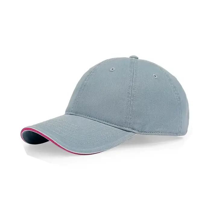 Casquette de baseball personnalisée avec logo, visière sandwich, broderie de qualité supérieure, casquette sport DIY avec visière sandwich pour hommes et femmes