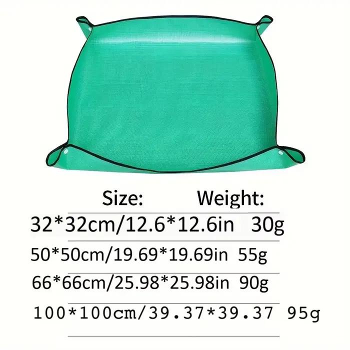 1 pièces tapis de plantation 50 cm -100 cm tapis d'empotage de jardinage pliable plante de jardin Pot de fleur transplantation tapis imperméables