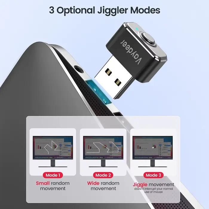 Vaydeer Mini souris en métal Jiggler