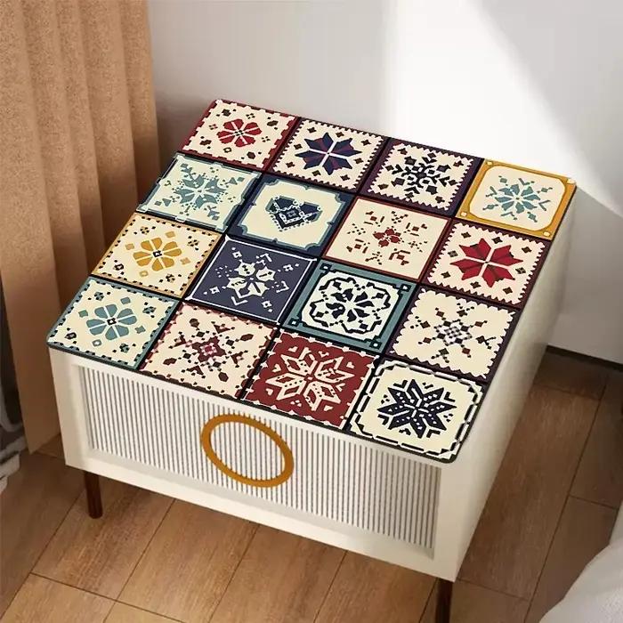 Tapis de cuisine, tapis de vidange de cuisine, Machine à laver, anti-poussière, salle de bain, couverture anti-poussière, tapis de sol, dessus de réfrigérateur, tapis de Table de chevet