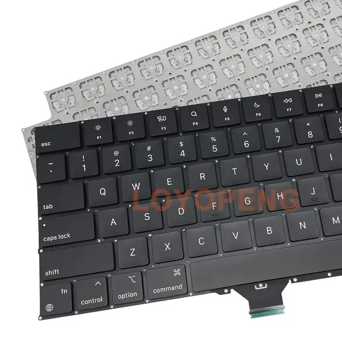 Clavier pour Macbook Pro 14'' 16'' M1 M2 A2442 A2779 avec rétroéclairage