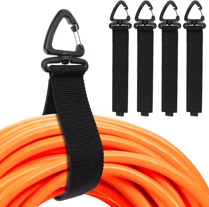 Support organisateur de câbles avec boucle rotative