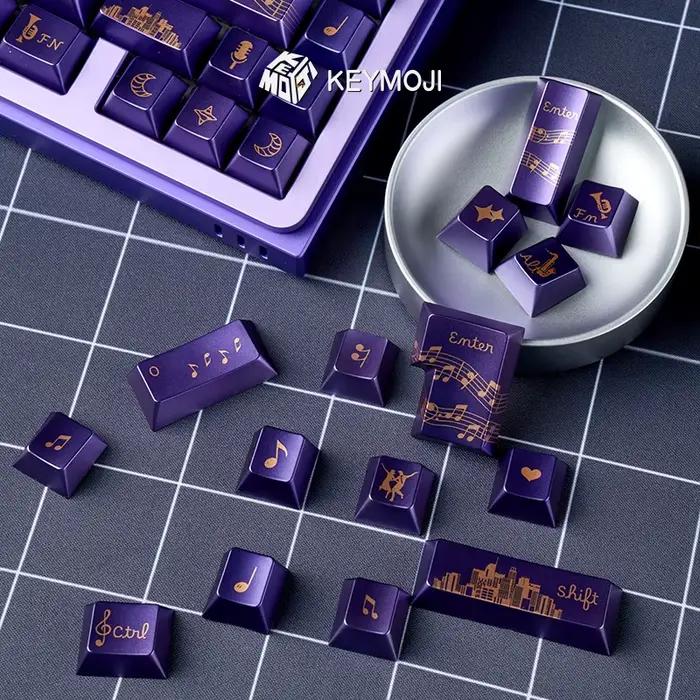 Ensemble de touches de clavier PC sur le thème KEYMOJI JAZZ