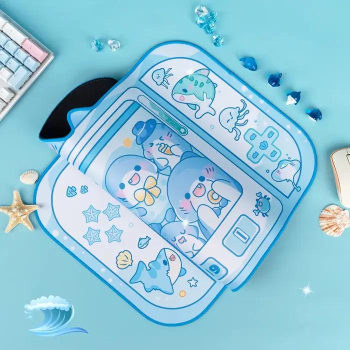 Kawaii animaux clavier de bureau tapis de souris grand