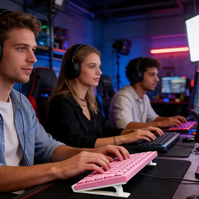Rehausseur de clavier ergonomique antidérapant 2 pièces réglable pour réduction de la fatigue clavier bureau maison configuration professionnelle à offrir
